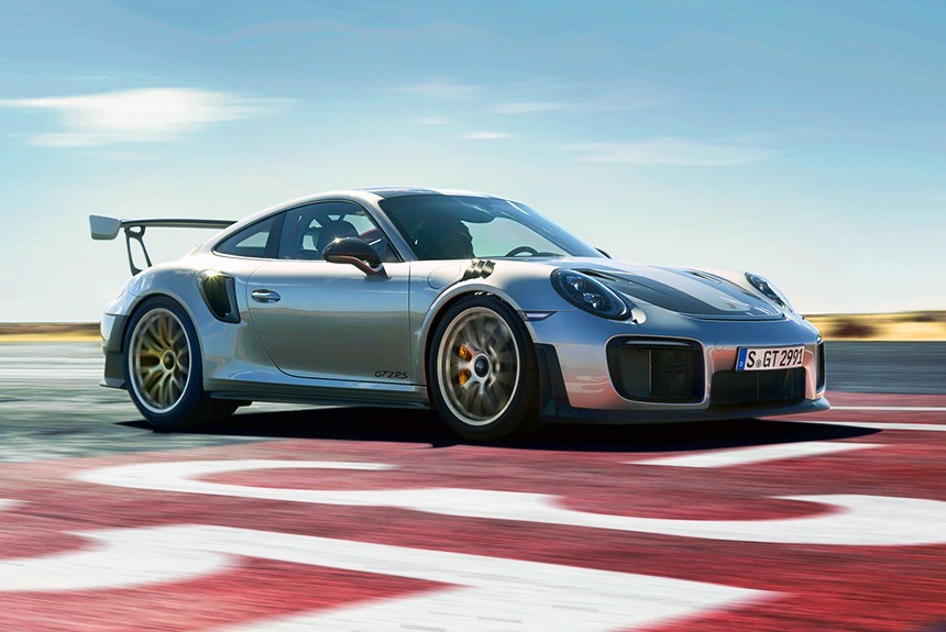 Представлено купе Porsche 911 GT2 RS: есть 700 «лошадей»!
