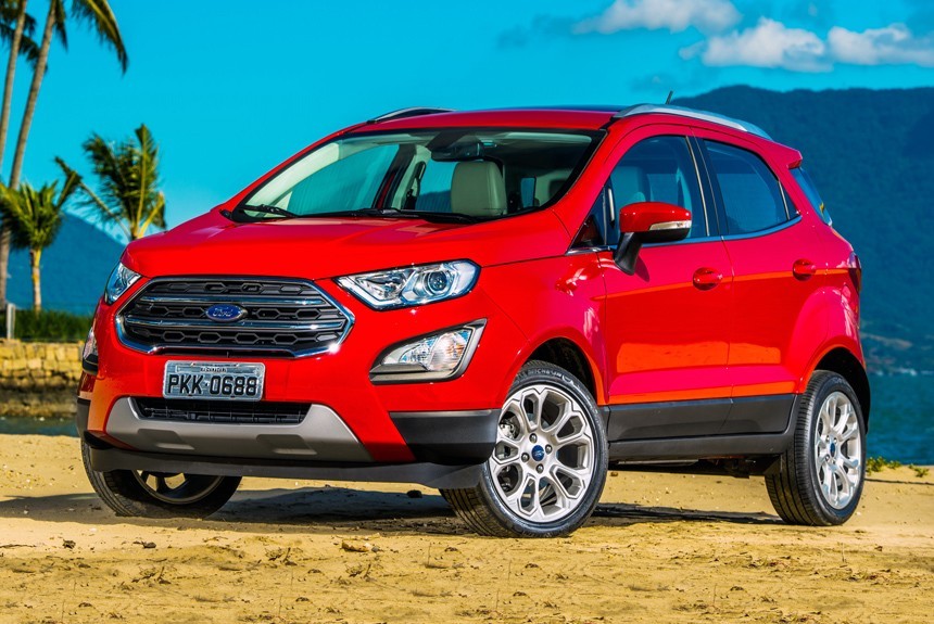 Ford ecosport объем багажника