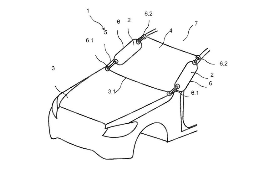 Daimler запатентовал подушки безопасности для пешеходов