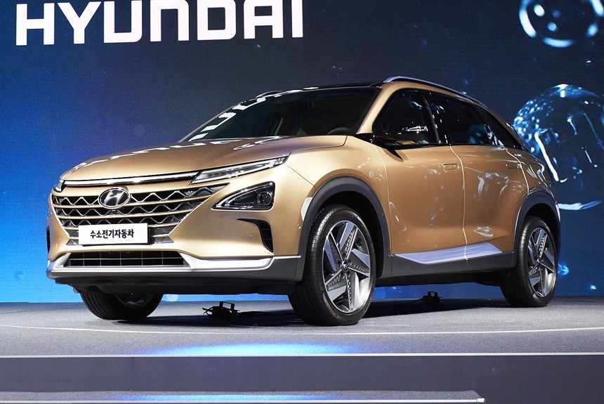 Представлен новый кроссовер Hyundai с топливными элементами