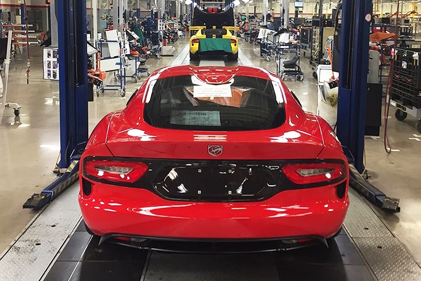 Производство суперкаров Dodge Viper прекращено досрочно