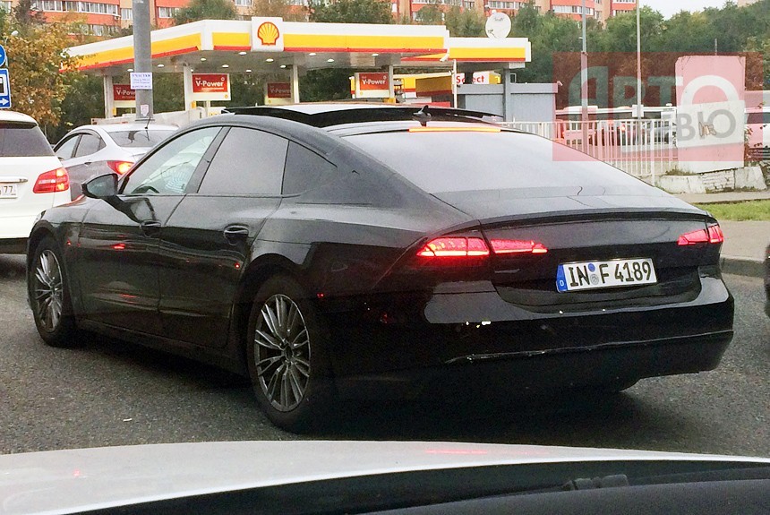 В Москве засветился новый Audi A7 почти без камуфляжа