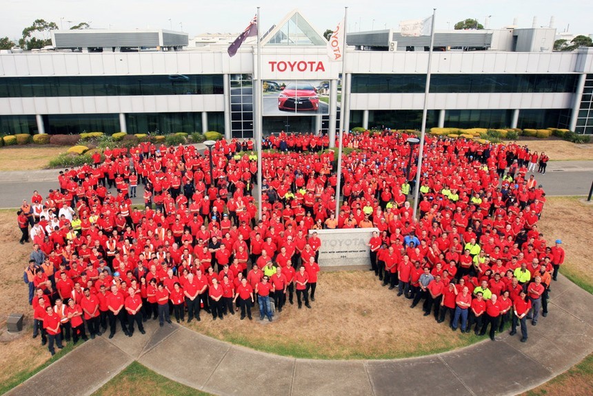 Автопром уходит из Австралии: остановлен завод Toyota