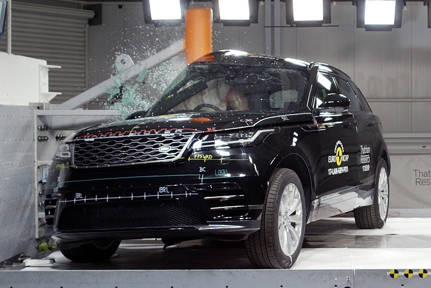 Range Rover Velar прошел краш-тесты Euro NCAP