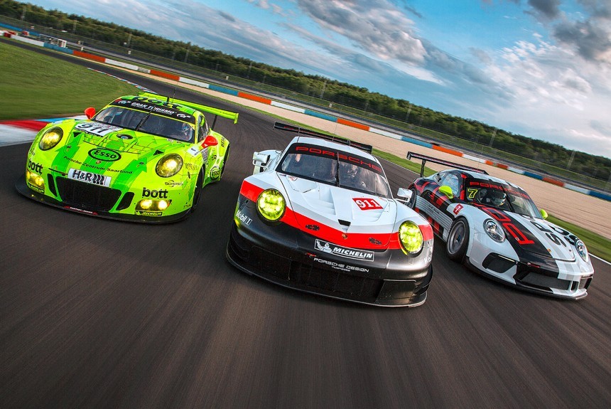 Rекция: Мельников и три гоночных Porsche 911