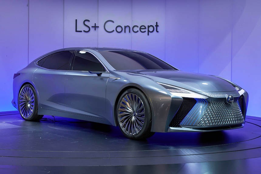 Седан Lexus LS+ анонсировал рестайлинг и автопилот