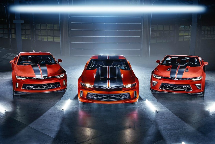 Фирма Chevrolet поздравила марку Hot Wheels спецсерией пони-каров Camaro