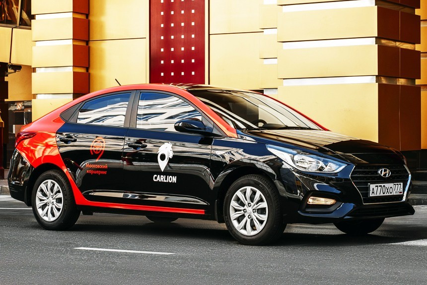 Новая служба каршеринга в Москве: Hyundai Solaris с навигатором
