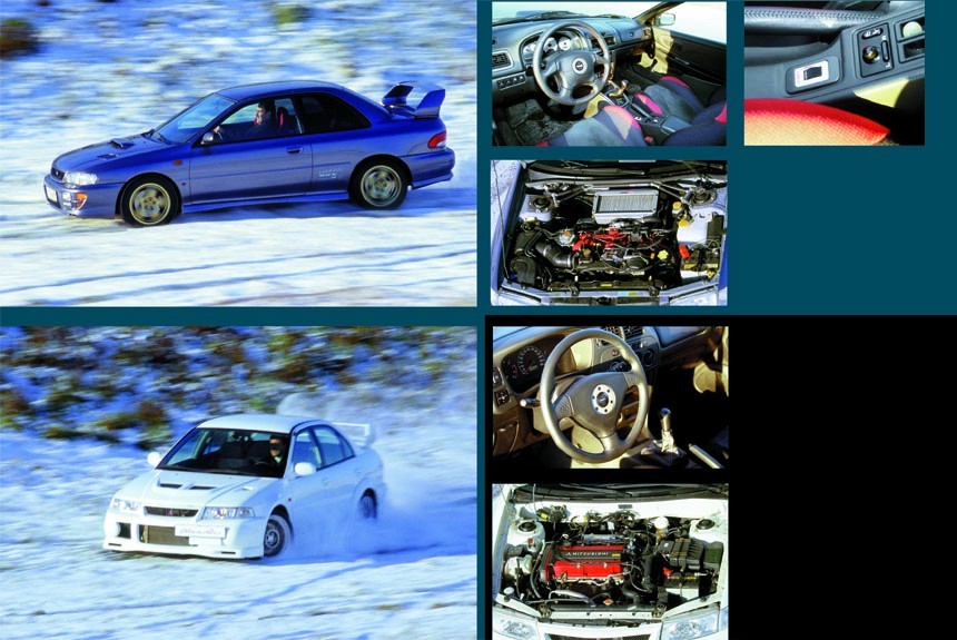 Mitsubishi Lancer Evo VI и Subaru Impreza WRX STI Type-R: второй раунд