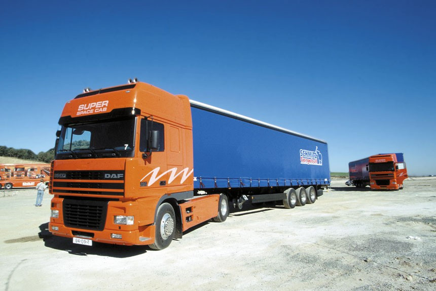 Новые грузовики DAF с двигателями Euro 3