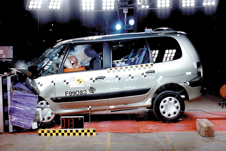 Рейтинг безопасности: минивэны. Краш-тесты EuroNCAP 1999 года 