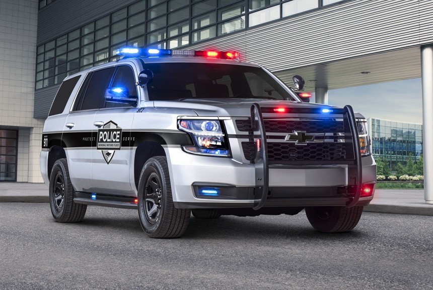 Полицейский Chevrolet Tahoe обзавелся новыми ассистентами