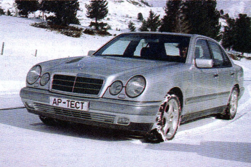 Знакомимся с полноприводным Mercedes-Benz E-класса в Альпах