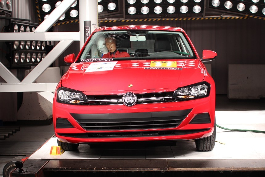 Volkswagen Virtus, аналог нового Polo-седана, заработал пять звезд Latin NCAP