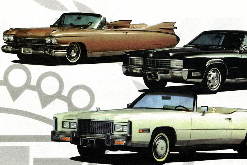 Автомобили из закрытой коллекции музея марки Cadillac