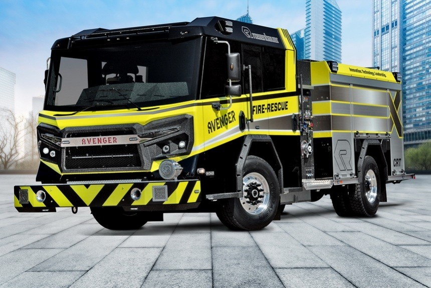 Огненный мститель: Rosenbauer представил новую пожарную машину для США