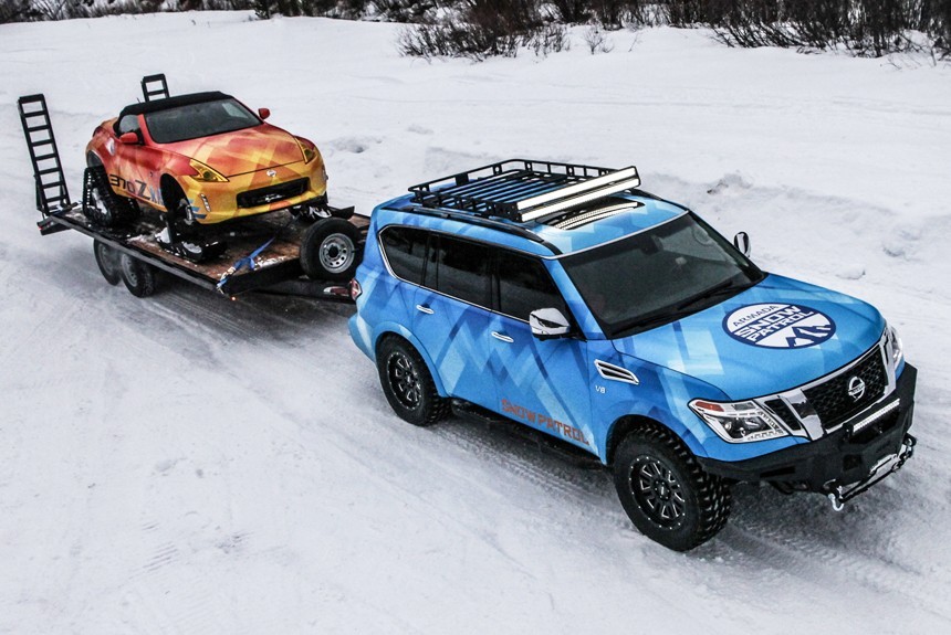 Представлены Nissan 370Zki и Armada Snow Patrol: к зиме готовы!