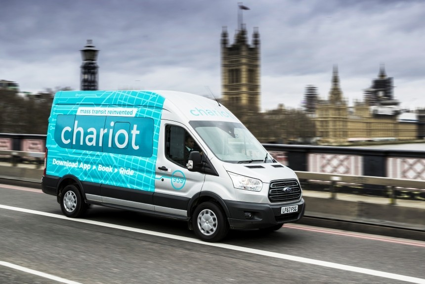 Общественный каршеринг: маршрутки Chariot появились в Лондоне