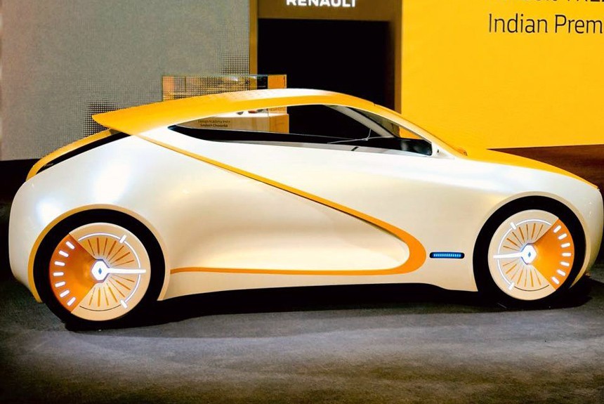 Купе Renault The Concept — с деревянными сиденьями