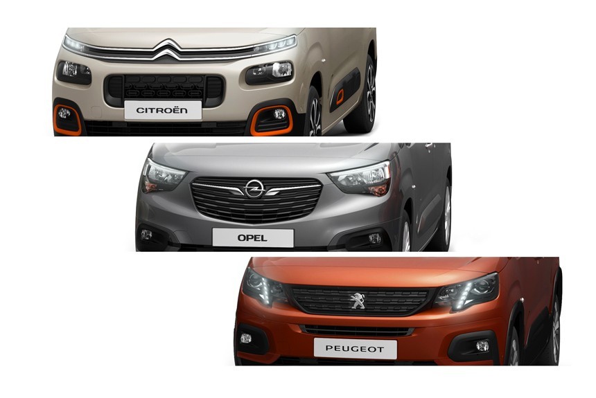 Новые Peugeot Partner, Citroen Berlingo и Opel Combo готовы к премьере