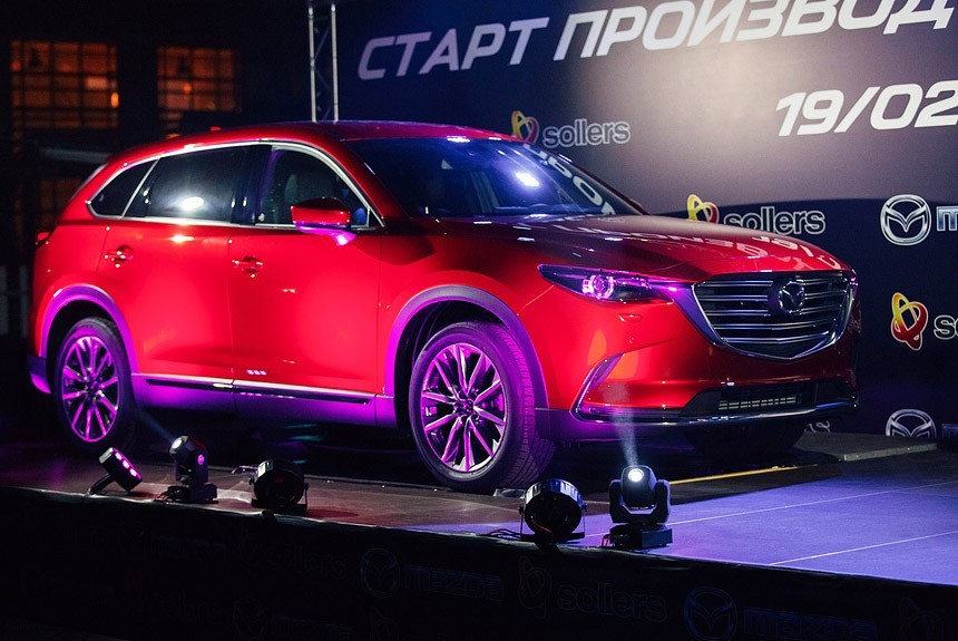 Кроссоверы Mazda CX-9 начали выпускать в России