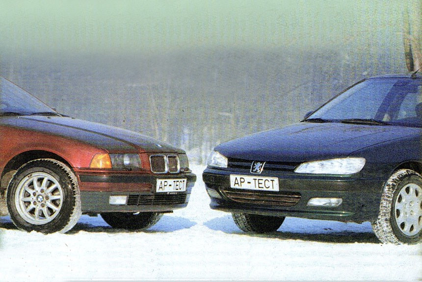 «Они сошлись. Волна и камень...» - дуэль-тест седанов Peugeot 406 SV и BMW 320i