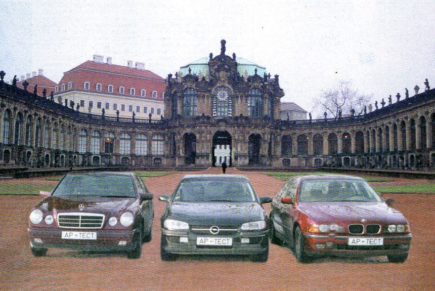 Путешествуем по Германии на седанах Mercedes-Benz E320, Opel Omega MV6 и BMW 528i
