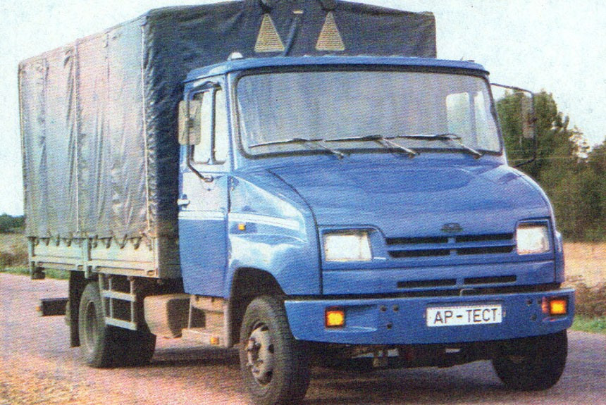 Знакомимся с малотоннажным грузовиком ЗиЛ-53012 с дизельным мотором 