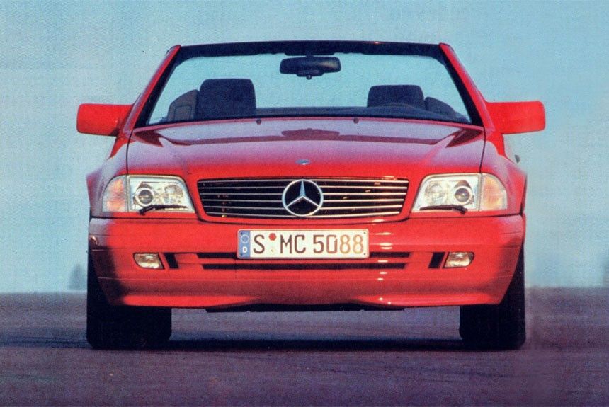 Mercedes со стеклянной крышей: обновлённый родстер Mercedes-Benz SL