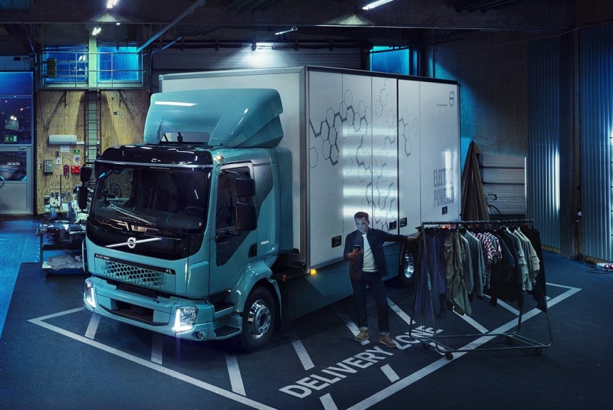 Представлен первый полностью электрический грузовой Volvo