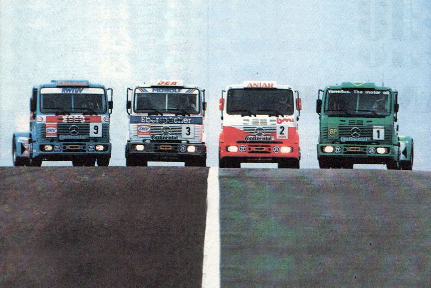 Чемпионат Европы по гонкам грузовиков 1994 года: положение после трёх этапов