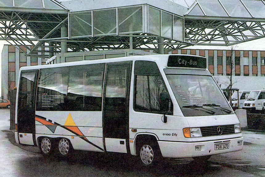 Маршрутка по-голландски: микроавтобус O100 City на базе Mercedes-Benz MB 100D