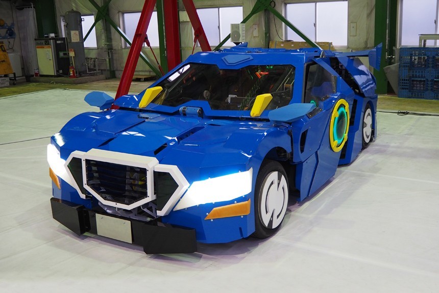 Японцы построили настоящего автобота-трансформера J-deite Ride