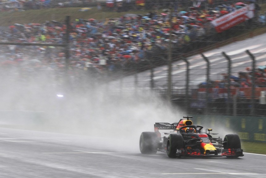 Квалификация Гран При Венгрии: дождь смыл шансы Red Bull
