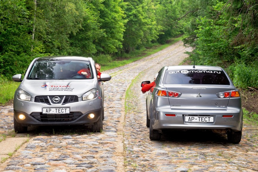 Mitsubishi Lancer и Nissan Qashqai: 3000 км ресурсного марафона. Часть первая