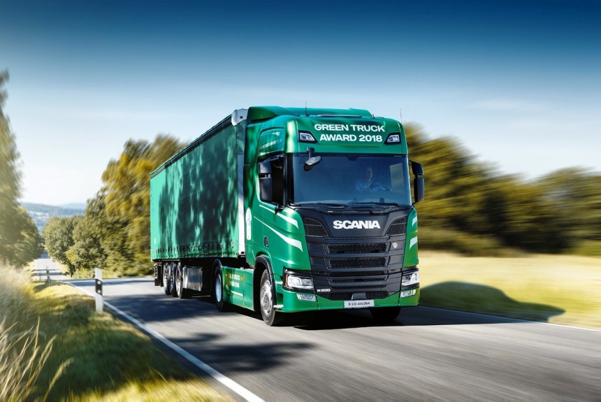 Длинная, зеленая и не пахнет: Scania выпустит экологичную серию тягачей