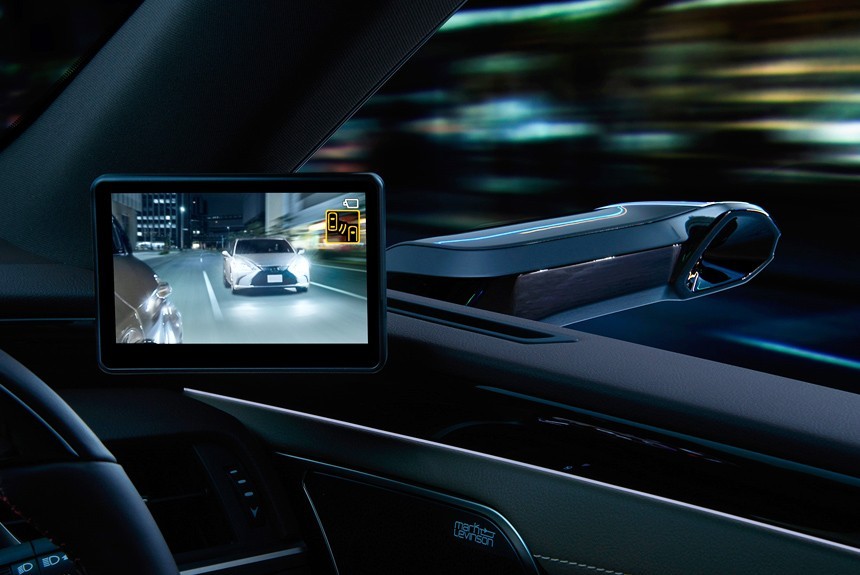Lexus ES с камерами вместо зеркал: поперед Audi?