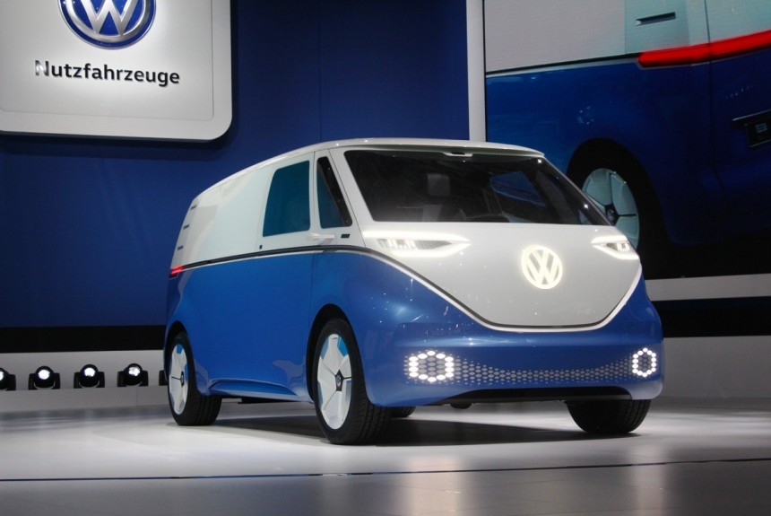 Volkswagen представил электрического наследника модели Т1 на выставке IAA-2018
