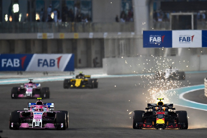 Виртуальный дождь в юбилейном Гран При. Дайджест гонки Формулы-1 в Абу-Даби 