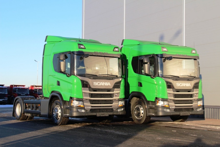 Знакомимся с новыми газовыми тягачами Scania для Омска