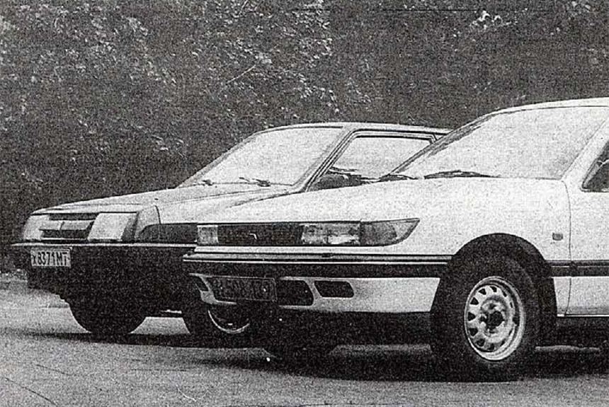 Противопоставляем седаны ВАЗ-21099 и Mitsubishi Lancer 1500GLXi