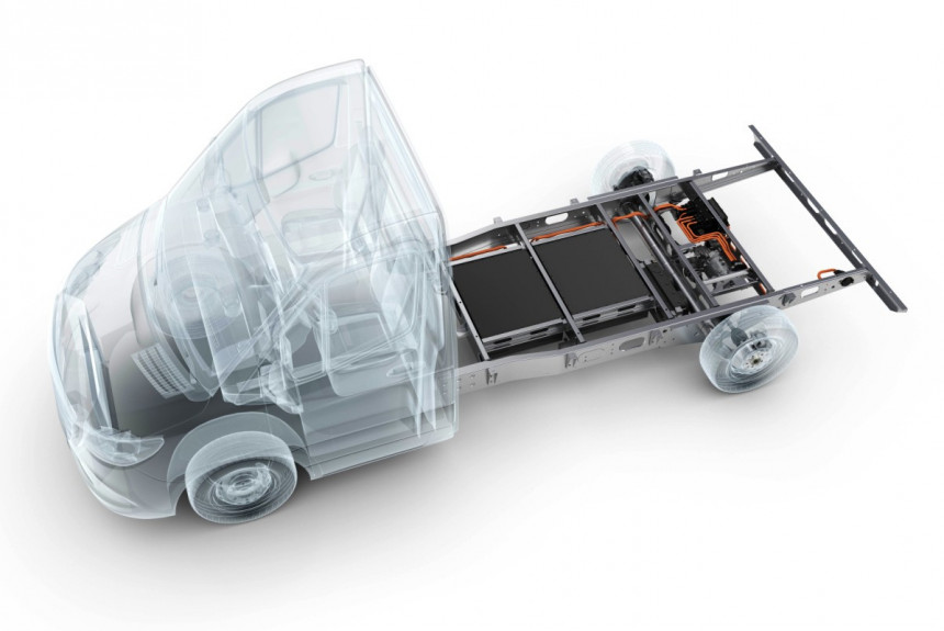 В Германии разработали универсальный гибридный привод для легких грузовиков