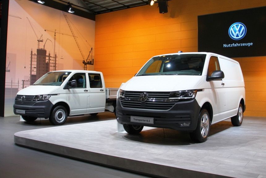 Шесть точка один: изучаем новый Volkswagen Transporter на выставке Bauma
