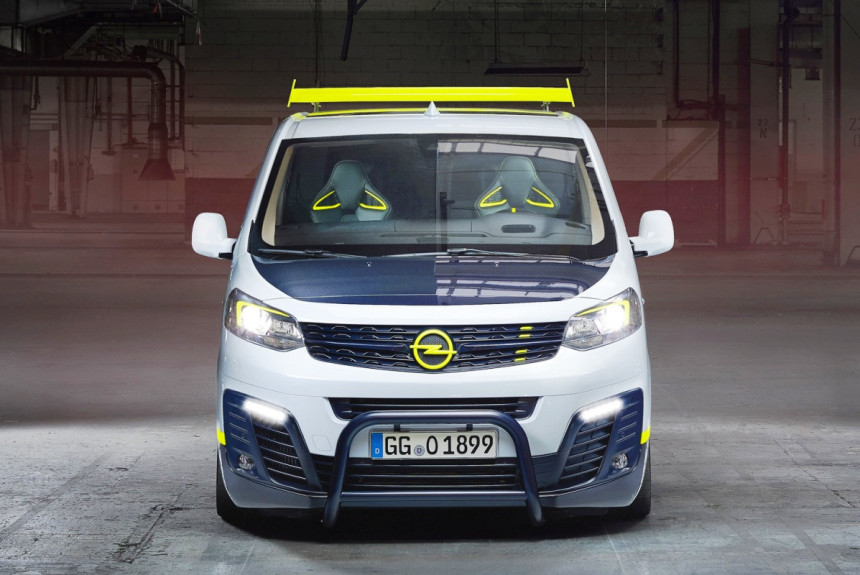 Команда О: Opel представил концептуальную «заряженную» версию минивэна Zafira Life
