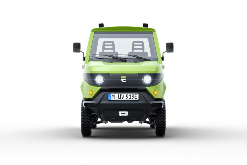 В Германии готовят к выпуску электрический двухмоторный мини-грузовик
