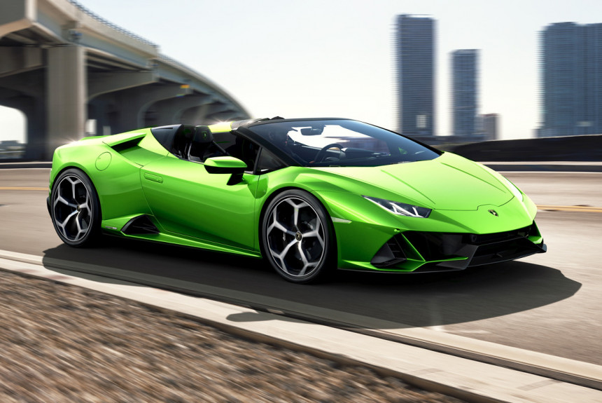 Второй пошел: представлен Lamborghini Huracan Evo Spyder