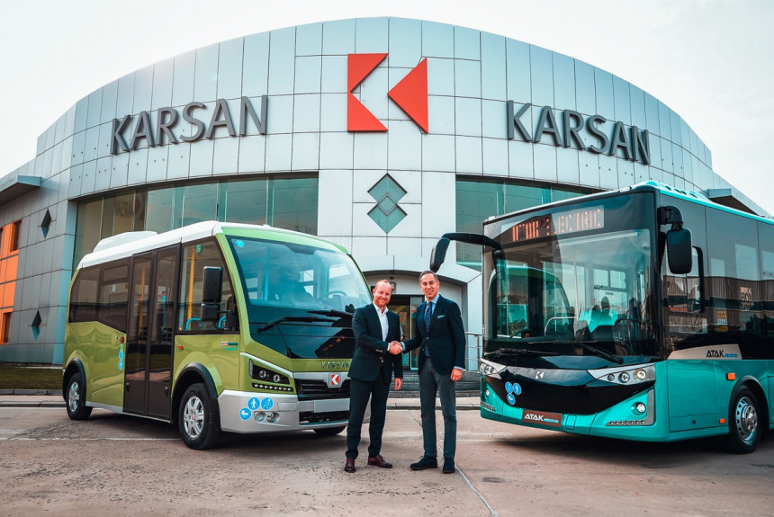 В Германии появятся электробусы Karsan с батареями от BMW