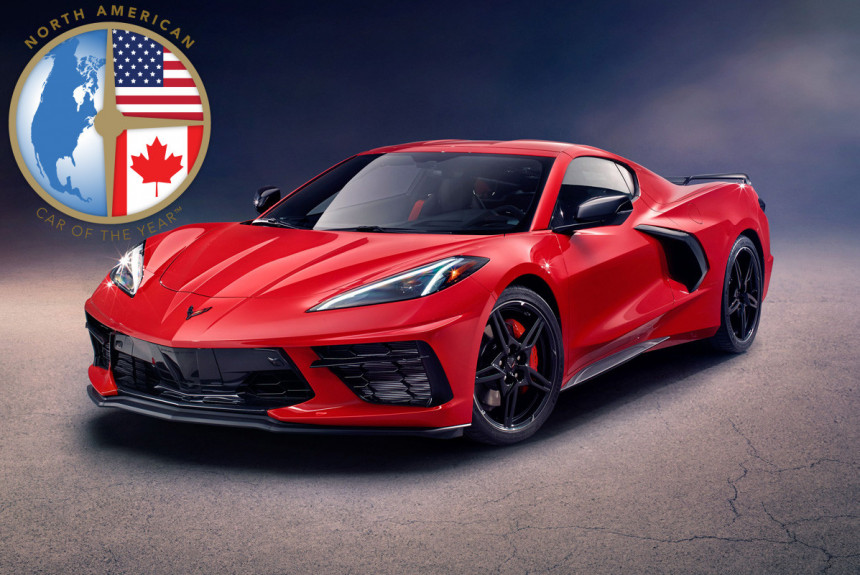 Среднемоторный Corvette стал «Автомобилем года» в Северной Америке