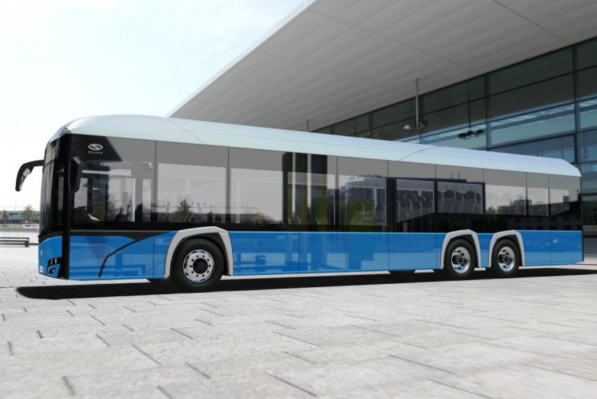 Solaris разрабатывает 15-метровый электробус