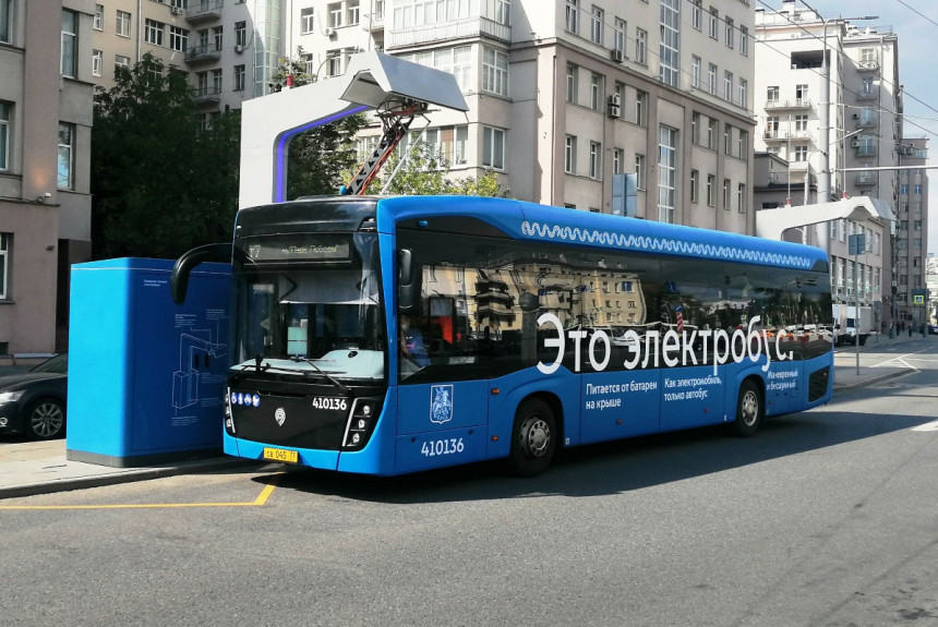 По Москве поедут 18-метровые сочлененные электробусы